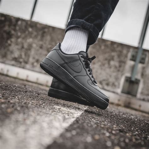 nike air force 1 herren schwarz 315122|air force 1 07 black shoes.